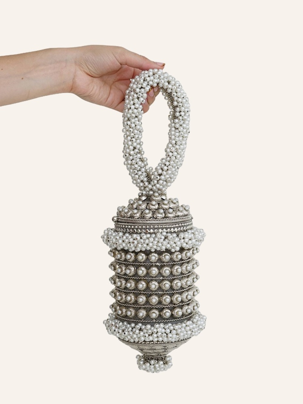 RAMLA Cocktail Pearl Handbag NWOT